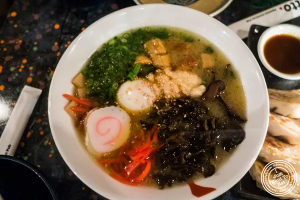 Tokontsu ramen at Zutto, Japanese American Pub in Tribeca, NYC, New York