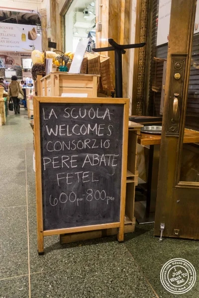 Abate Fetel Pear Tasting by Chef Nicoletta Grippo at La Scuola in Eataly