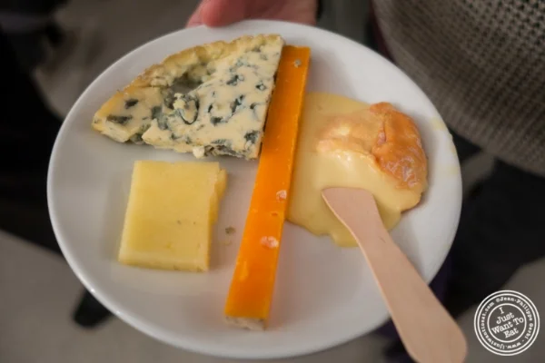 Cheese plate at The French Cheese Board