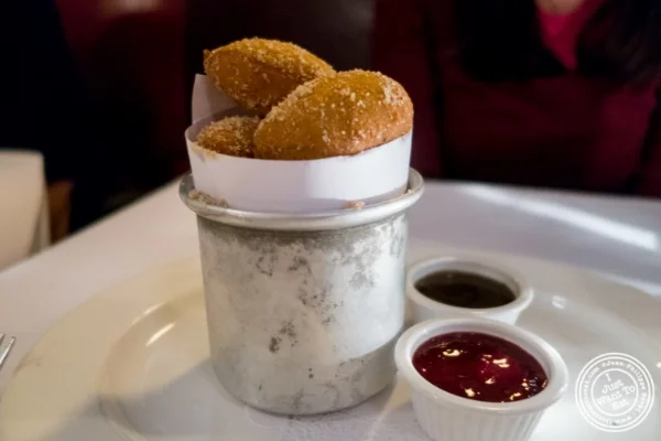 Doughnuts at The Odeon in TriBeCa, New York, NY