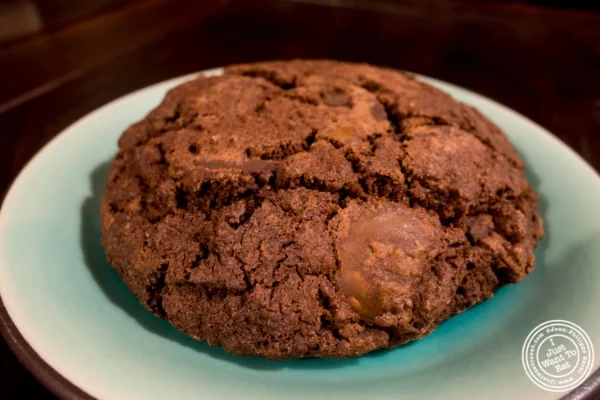 Triple chocolate cookie at Woops Macarons and Cookies in NYC, New York