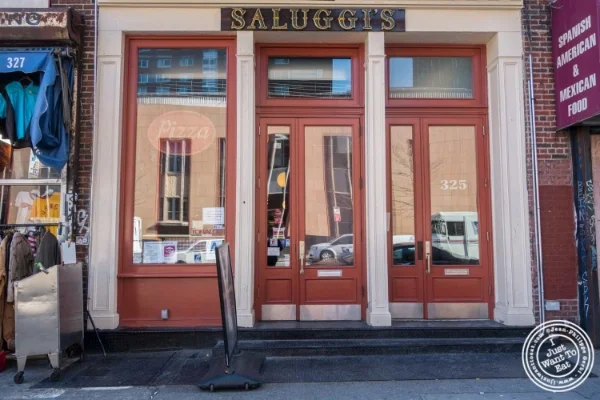 Saluggi's pizza in TriBeCa, New York, NY