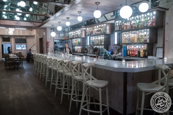 Bar area at Telepan Local in TriBeCa, New York, NY