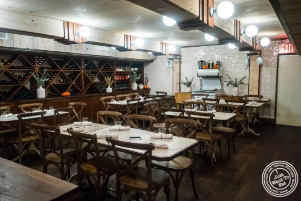 Private dining room at Telepan Local in TriBeCa, New York, NY