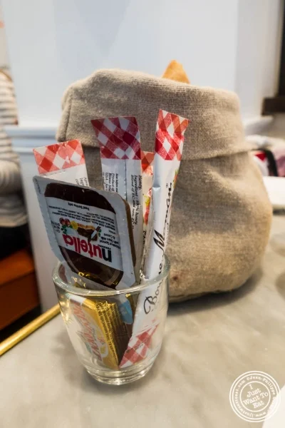 Nutella and jam at Maison Kayser in New York, NY