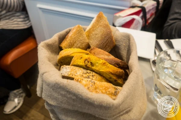 Bread basket at Maison Kayser in New York, NY