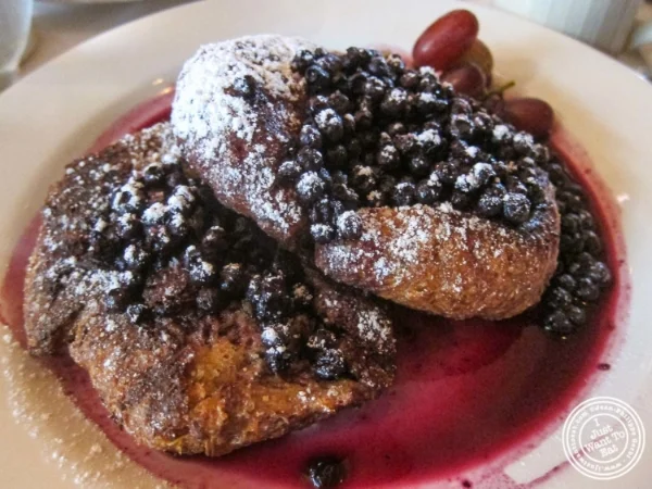 Croissant French Toast at Amanda's in Hoboken, NJ