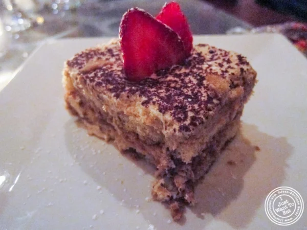 Tiramisu at Bistro 1051 in Clark, NJ