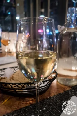 Glass of Riesling at Flight in New York, NY