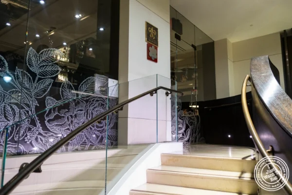 Staircase to Ai Fiori in New York, NY