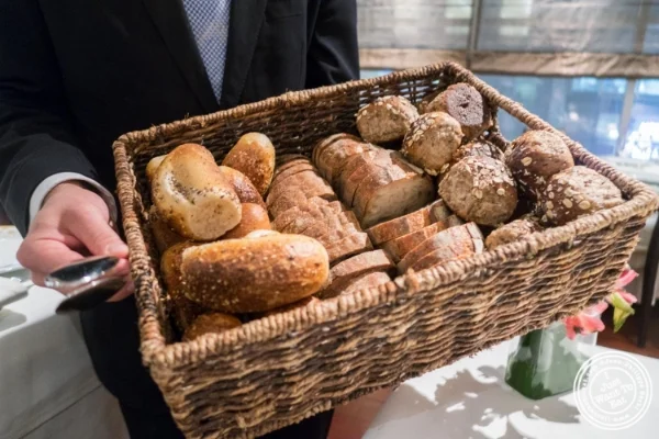 Bread basket at Ai Fiori in New York, NY