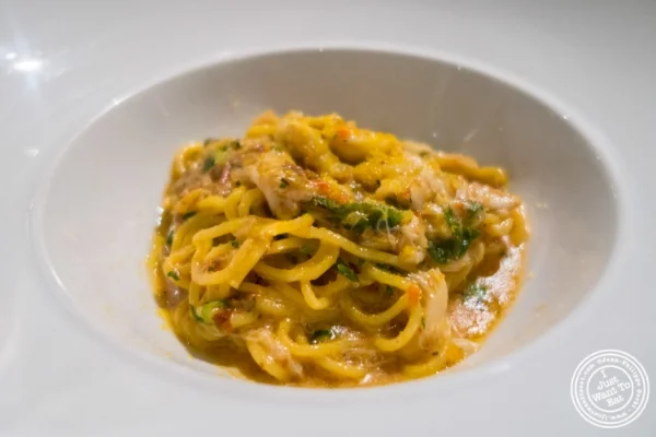 Spaghetti at Ai Fiori in New York, NY