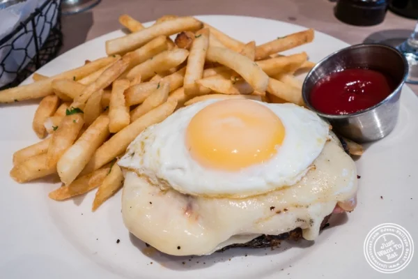 Croque Monsieur at Landmarc in Tribeca, New York, NY