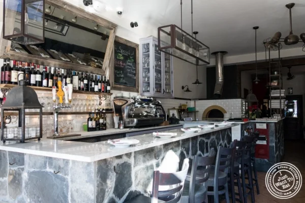 Bar at Via Vai in Astoria, NY