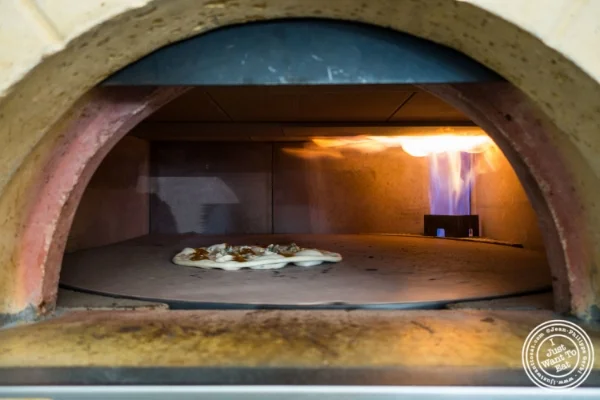 Brick oven at Via Vai in Astoria, NY