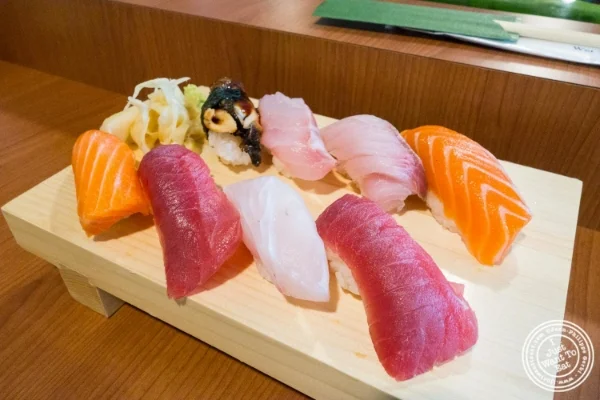 Sushi at Sushi Dojo Express at The Gansevoort Market in New York, NY