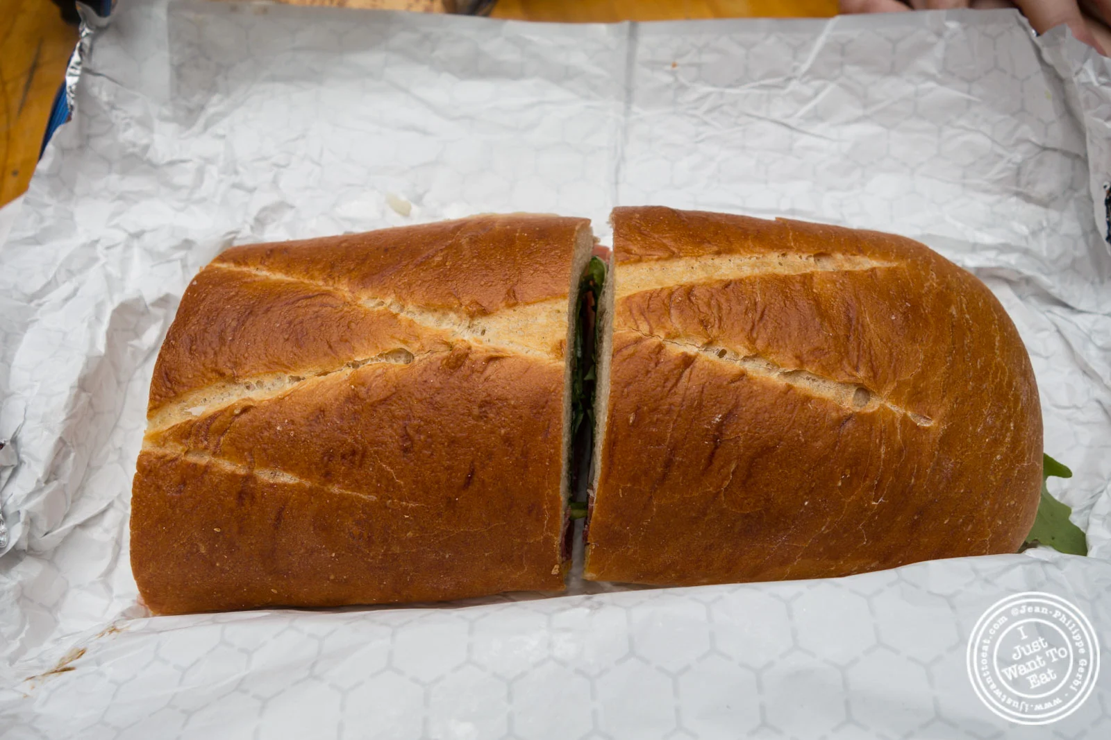 Cappone Hero at Cappone's Salumeria at The Gansevoort Market in New York, NY