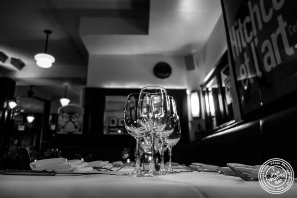 Dining room at Cercle Rouge, French Bistro in Tribeca, New York, NY