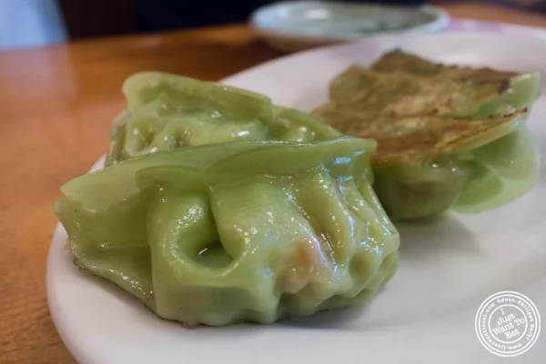 Veggie gyoza at Menkui-Tei Ramen Shop in The East Village, New York, NY