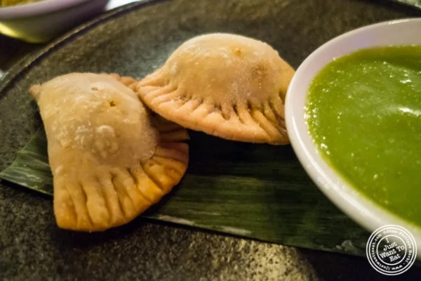 Pork empanadas at Añejo in Tribeca, NYC, New York