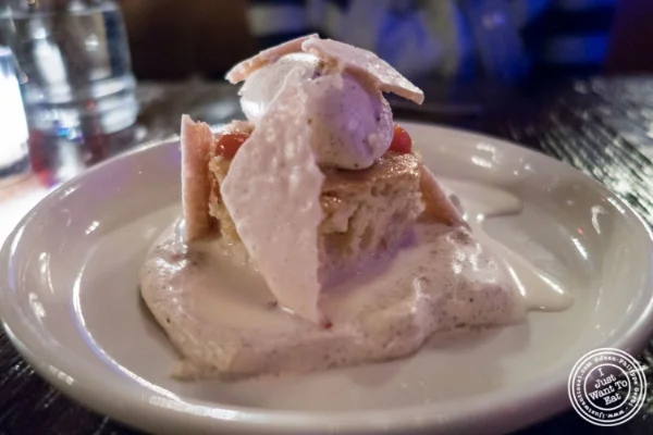 Tres leches cake at Añejo in Tribeca, NYC, New York