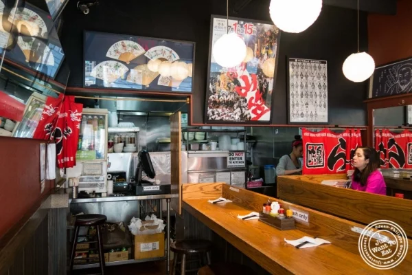Dining room at Terakawa Ramen in NYC, New York