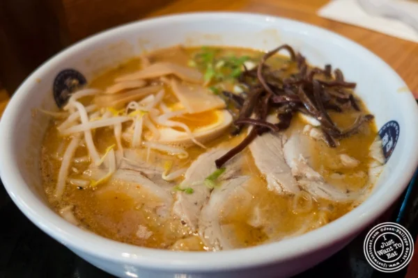 Miso Ramen at Terakawa Ramen in NYC, New York
