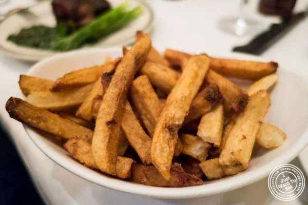 French fries at Benjamin Steakhouse in New York, NY
