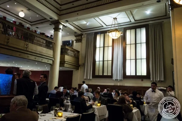 Dining room at Benjamin Steakhouse in New York, NY