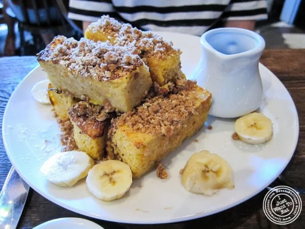 French toast at Bobo in NYC, Ne w York