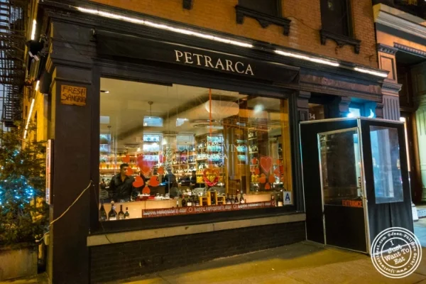 Petrarca Cucina e Vino, Italian restaurant in Tribeca, NYC, New York