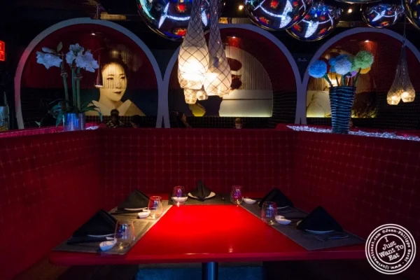 Dining room at Fushimi in Williamsburg, Brooklyn, NY