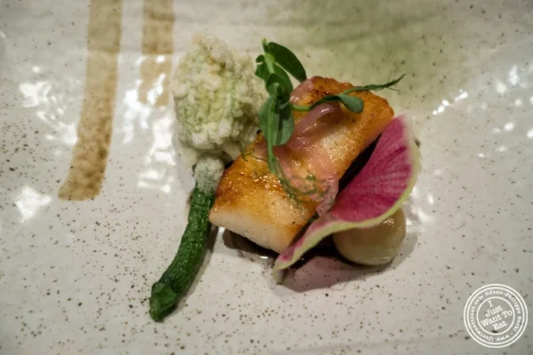Sweet soy glazed Chilean sea bass at Fushimi in Williamsburg, Brooklyn, NY