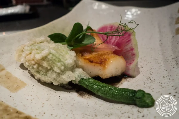 Sweet soy glazed Chilean sea bass at Fushimi in Williamsburg, Brooklyn, NY