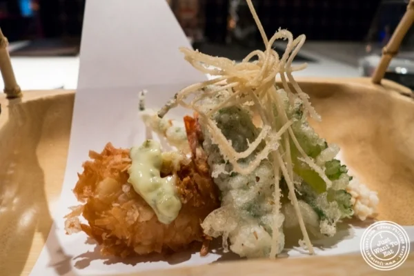 Tempura at Fushimi in Williamsburg, Brooklyn, NY