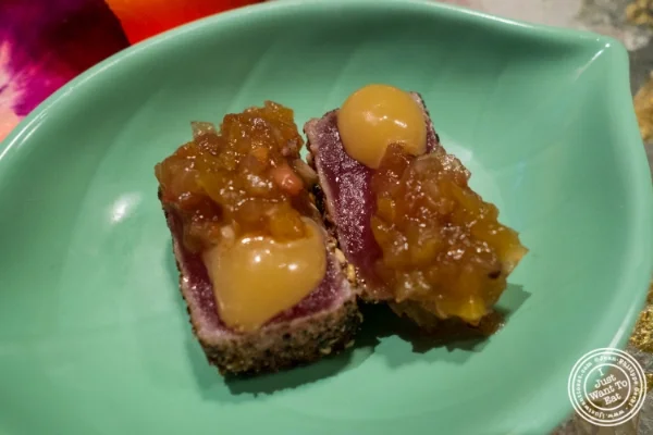 Seared tuna at Fushimi in Williamsburg, Brooklyn, NY