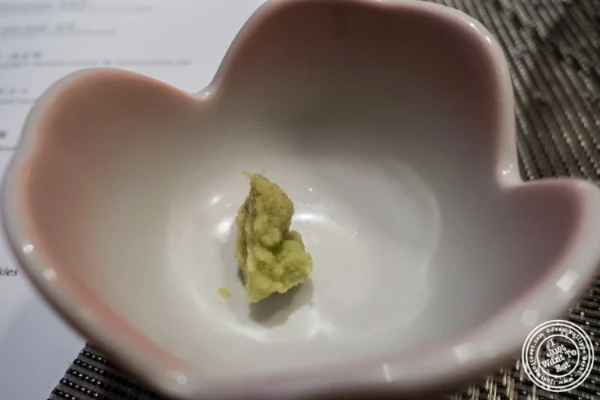 Fresh wasabi at Fushimi in Williamsburg, Brooklyn, NY