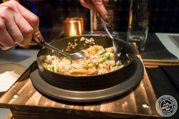 Kamadaki rice at Fushimi in Williamsburg, Brooklyn, NY