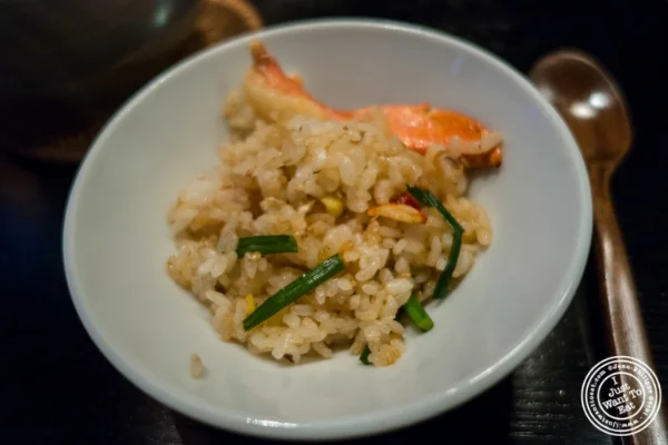 Kamadaki rice at Fushimi in Williamsburg, Brooklyn, NY