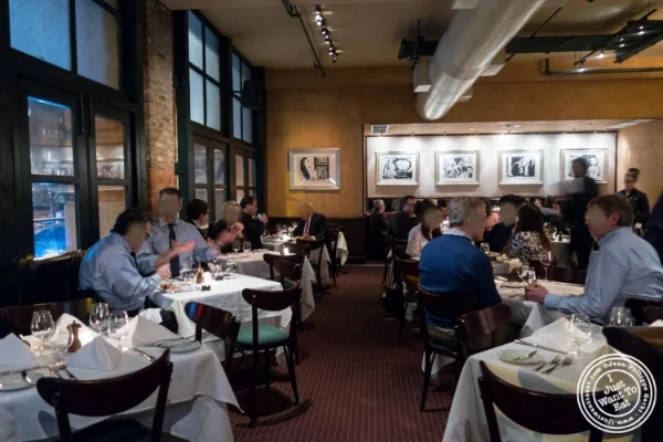 Dining room at Tribeca Grill in NYC, New York