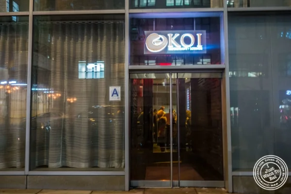 Koi Soho in the Trump Hotel, NYC, New York