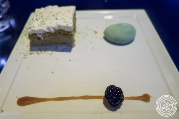 Dessert trio at Koi Soho in the Trump Hotel, NYC, New York
