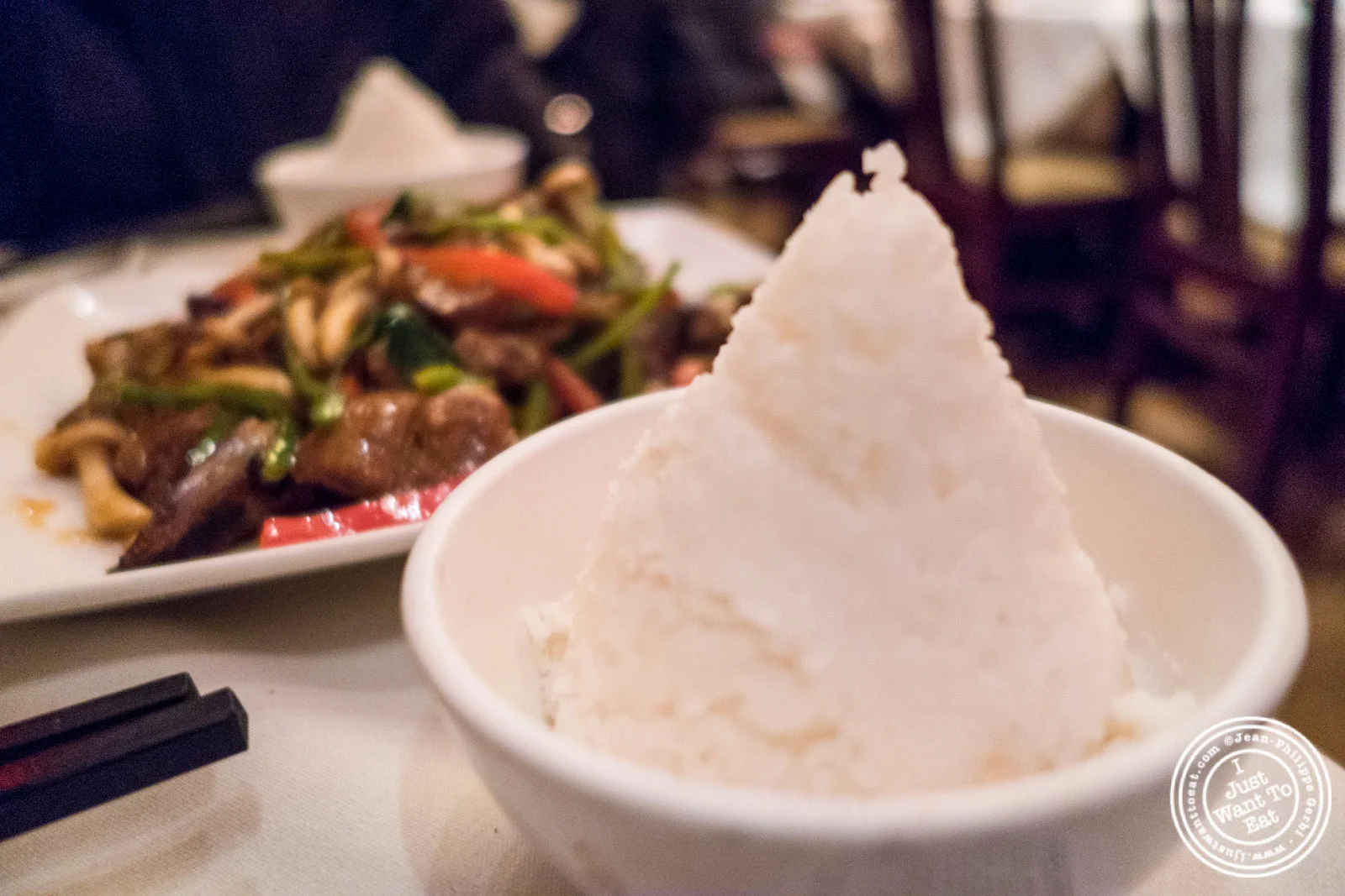 Lotus Blue, elegant Chinese restaurant in Tribeca, NYC, New York