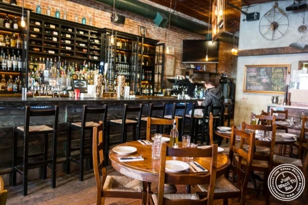 Dining room at Da Mikele by Luzzo's in Tribeca, NYC, New York