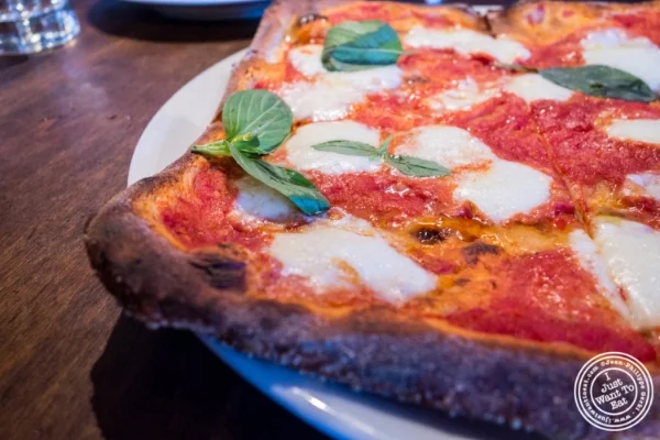 Quadrata pizza at Da Mikele by Luzzo's in Tribeca, NYC, New York