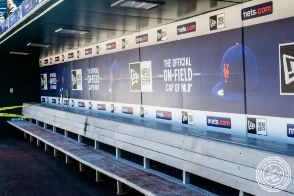 Dugout at Citi Field in Queens, NY