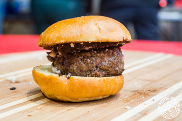 Bareburger bacon and blue cheese at Bacon and Beer Classic 2015 At Citi Field