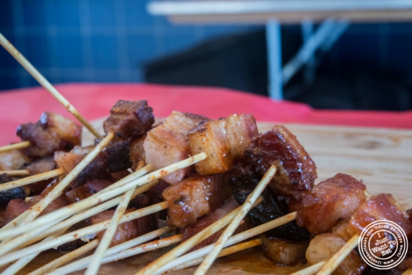 Maple bacon stick from Landhaus at Bacon and Beer Classic 2015 At Citi Field
