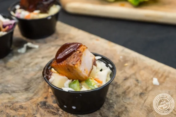 BBQ confit from Bar Bacon at Bacon and Beer Classic 2015 At Citi Field
