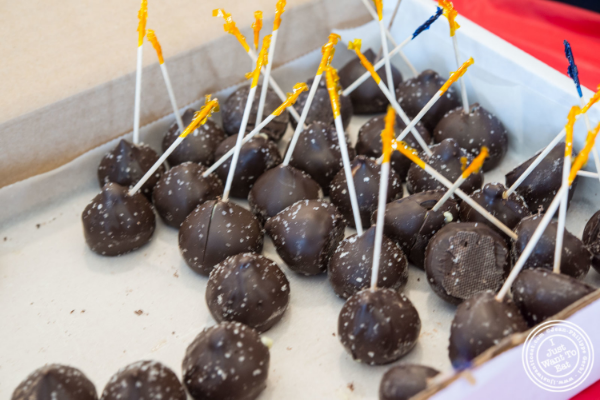 Pineapple bacon chocolate from Manilla Social Club at Bacon and Beer Classic 2015 At Citi Field